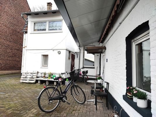 Rückansicht des Hauses