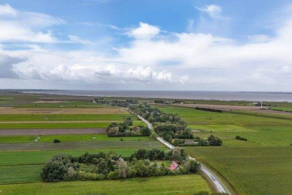 Reetdachhaus nahe der Nordsee