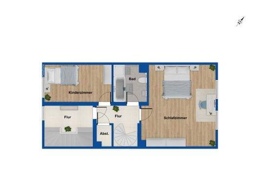 Grundriss Obergeschoss