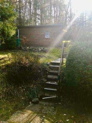 Schuppen hinter dem Haus