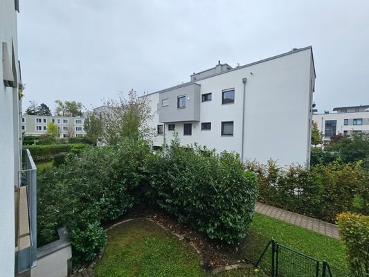 Ausblick vom Balkon