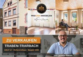 Reihenendhaus Traben-Trarbach — Titelbild · enthält KI-Visualisierungen: leergeräumt und Renovierungsbeispiel, keine Fotos des Ist-Zustands