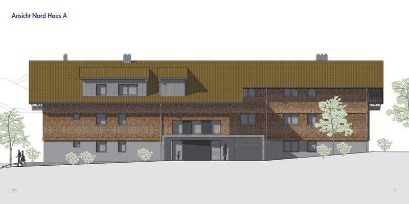 Hausansicht Haus A Nord