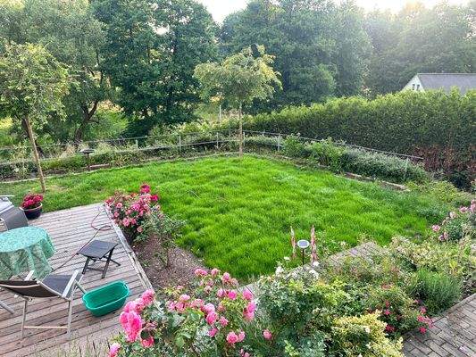 Blick vom Wintergarten