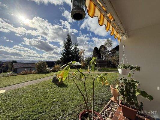 Blick von der Terrasse