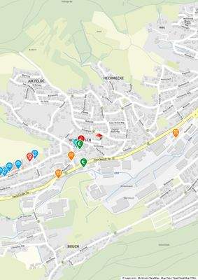 Geolyzer Kartenausschnitt