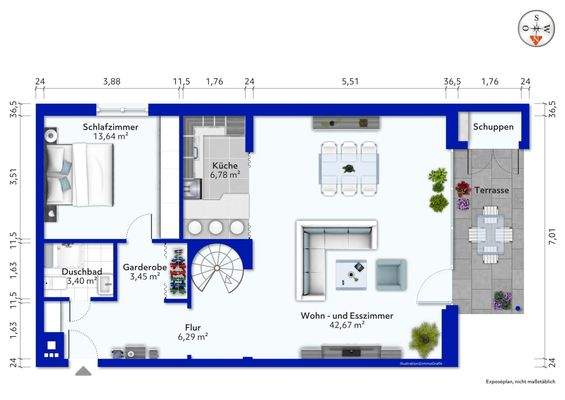 Grundriss Erdgeschoss