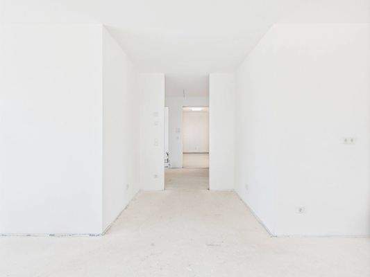 Blick vom Wohnbereich Richtung Diele