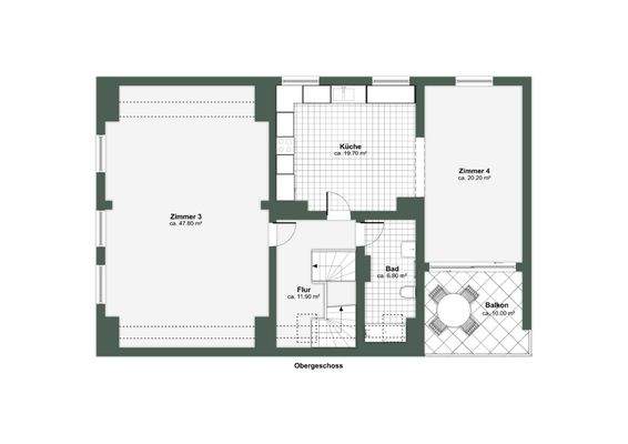 Grundriss Obergeschoss