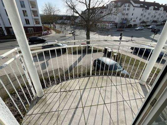 Blick vom kleinen Balkon