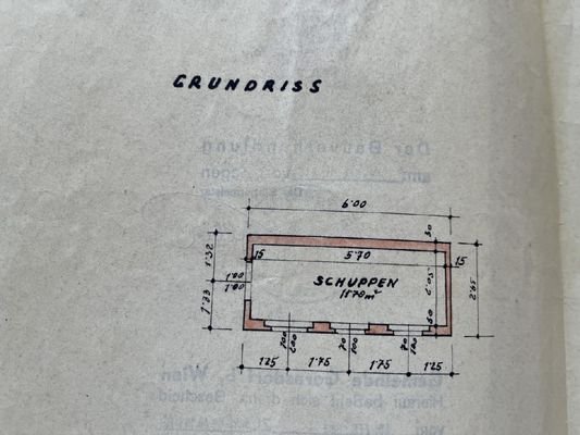 Plan Schuppen