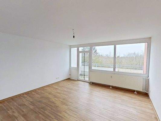 Ansicht II: Wohn- und Esszimmer