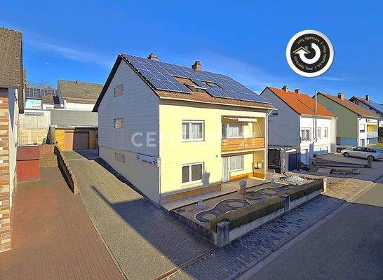 Ansicht des Hauses von der linken Seite 