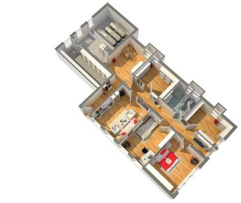 Grundriss Einliegerwohnung