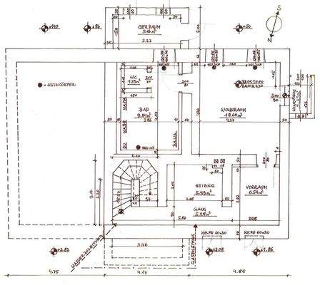 Unter- bzw. Kellergeschoß