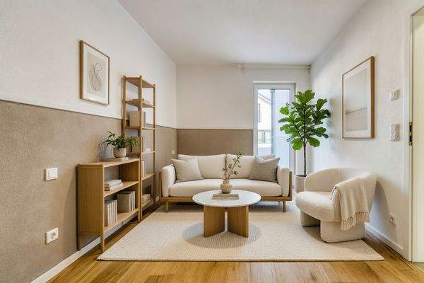 Beispiel Gästezimmer visualisiert