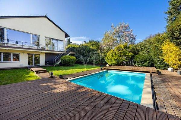 Gartenansicht mit Pool