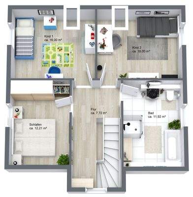 Coast Friesenhaus DG 3D Floor Plan