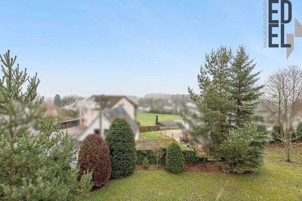 Ausblick vom Balkon im DG