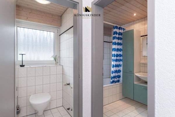 Bad mit sep. Toilette