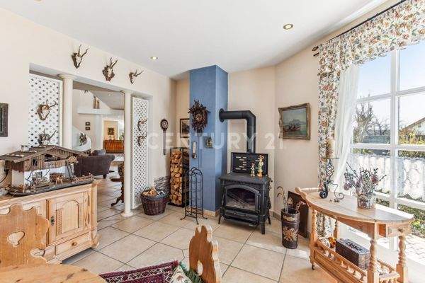 wärmender Kaminofen