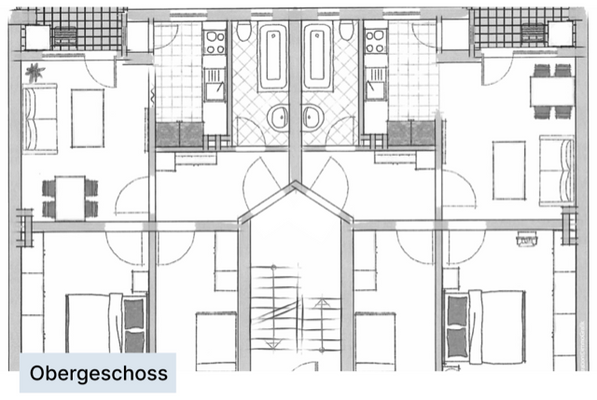 Grundriss Obergeschoss
