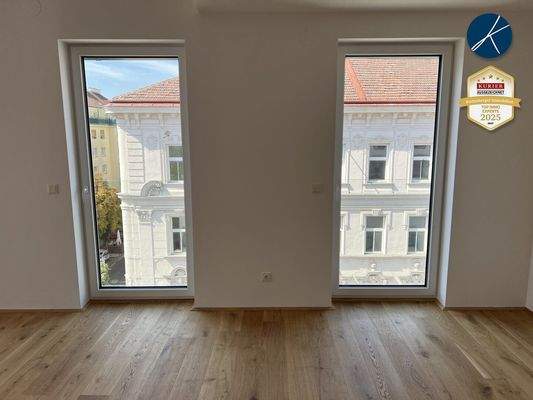 Blick aus Wohnzimmer