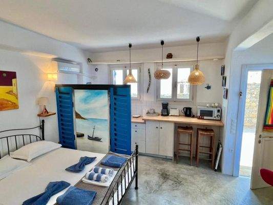 Kreta, Mochlos: Charmantes zweistöckiges Haus am Meer in Mochlos