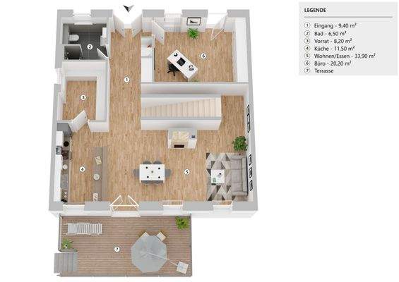 Grundriss Erdgeschoss