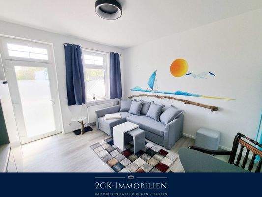 Wohn-, Essbereich mit Küche