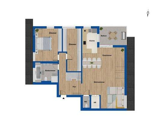 Grundriss Dachgeschoss  