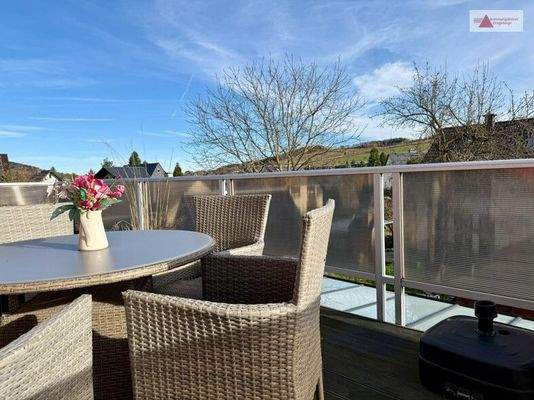 Balkon mit schöner Aussicht