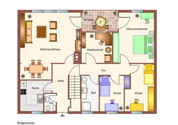 Immogrundriss Erdgeschoss