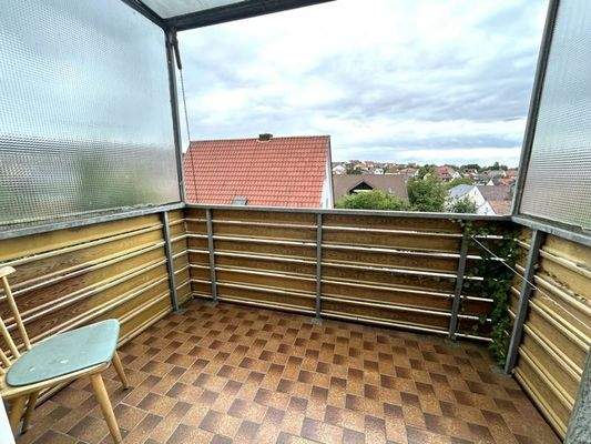 Balkon im 1. Obergeschoss