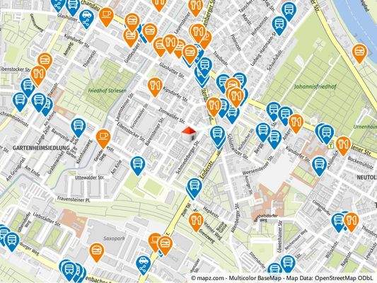 Geolyzer Kartenausschnitt