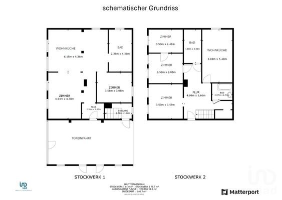 schmatischer Grundriss