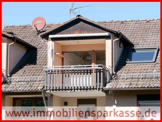 Blick auf die Dachterrasse