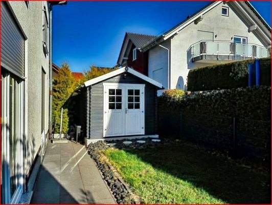 Garten und Gartenhaus