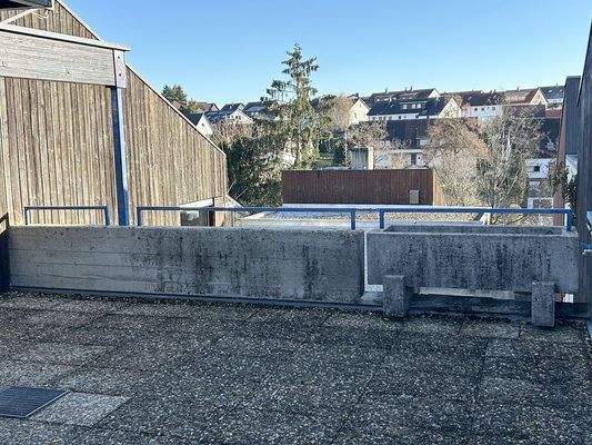 Blick von der Dachterrasse