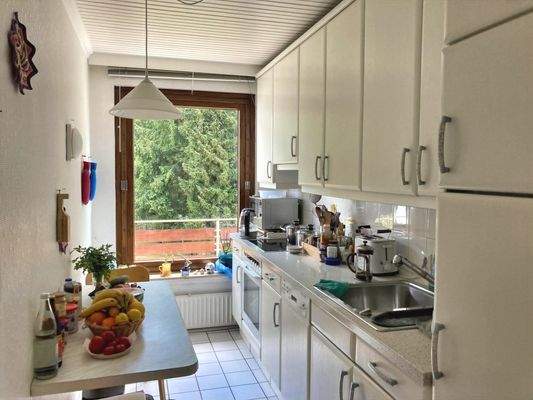 Einbauküche mit den übl. E-Geräten