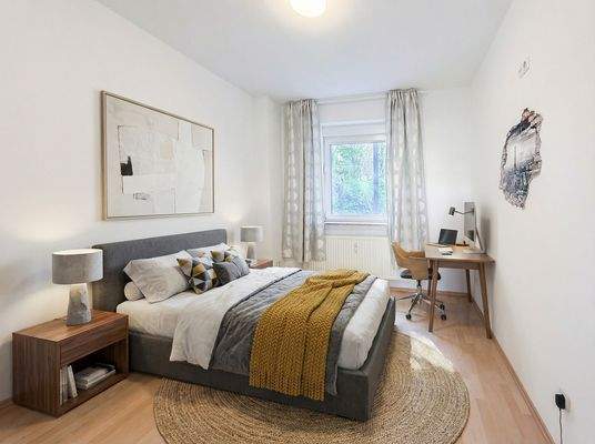 [KI-optimiertes Foto] Ihr Schlafzimmer