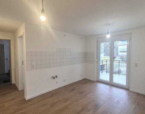 Wohnküche Zug. Balkon