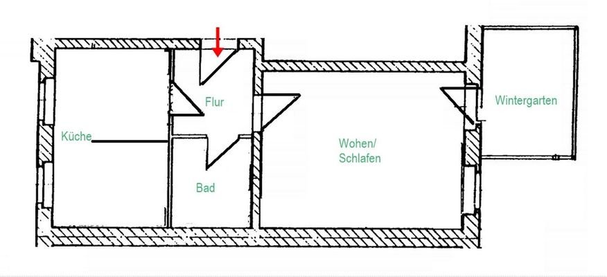 Grundriss-Skizze