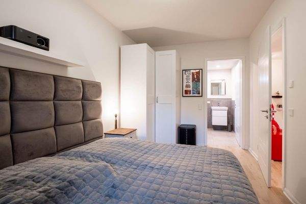 Schlafzimmer mit Bad en Suite