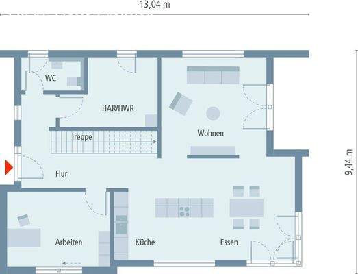 Grundriss Erdgeschoss