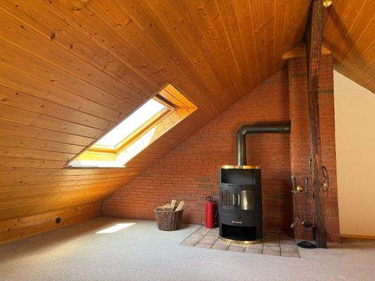 Dachgeschoss Kamin