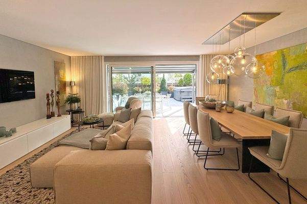 Das Herzstück des Hauses - der offene Wohn-/Essbereich