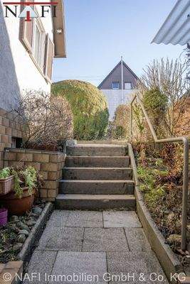 seitlicher Hauszugang