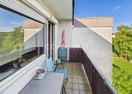 Gegenseite des Balkons