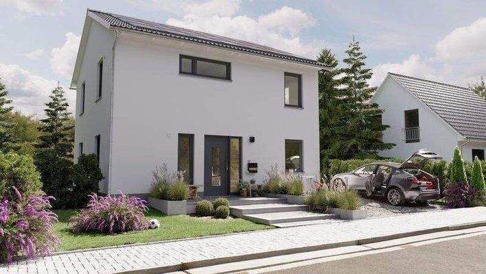 Mich gibt es auch mit Satteldach